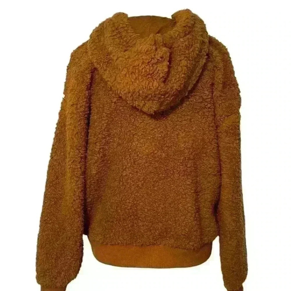 Love tree Women’s Sherpa hoodie with pocket size Large - Picture 8 of 8